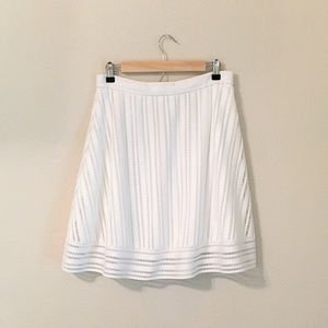 J.Crew White Eyelet Skirt